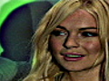 Lindsay Lohan shoots commercial