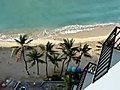 Morning in Waikiki from Outrigger Waikiki on the beach