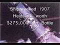 ~Worlds Most Exspensive Wine Shipwrecked 1907 Heidsieck worth $275000 per Bottle~