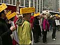 &#039;Cheesehead&#039; Rally Held In NYC