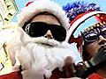 Culture Pop: Santa flash mob,  celeb party guests