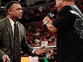 Raw: Contract signing for Jerry Lawler vs. Michael Cole at WWE Over the Limit