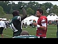 Tuesday Eagles training camp video report