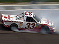 Hornaday cuts tire