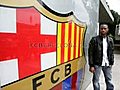 برشلونة دمر ريال مدريد في ارضه اهداء من شباب البقعة لعشاق برشلونة