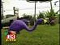 Purple Flamingos Are Popping Up All Over Baltimore