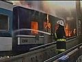Passengers set fire to trains in Argentina