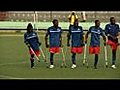 Haiti’s quake amputee football team