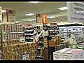 Earthquake Footage From Grocery Store