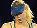 Sharapova shocked by unheralded opponent