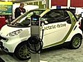 Raw Video: Electric Cars On Display in Calif.