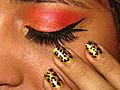 Leopard nail art tutorial