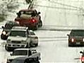 Rain soaks Calif.; snow stalls Europe