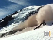 Record avalanche caught on tape