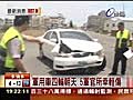 澎湖萬安演習軍車返營遭撞翻覆