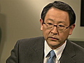 Toyota president talks quake impact