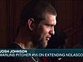 Marlins pitcher Josh Johnson on Ricky Nolasco and his own playing