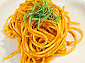 Spaghetti with Fresh-Tomato Sauce and Serrano Peppers