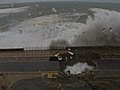 Enorme socavón en San Sebastián