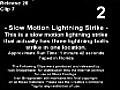 Stock Footage - Slow Motion Lightning Strike (2007)