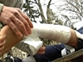 Faire un strapping pour le tendon d&#039;Achille