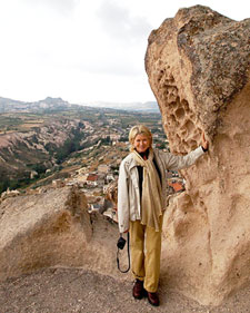 Inside Uchisar Castle