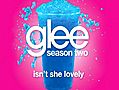 Isn’t She Lovely (Glee Cast Version)