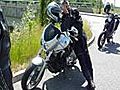 Hut-Biker auf Tour