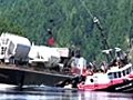 Tugboat flips