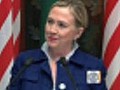 Hillary Clinton chides Syria,  warns of resistance