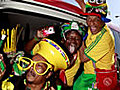 Convierten calles de Sudáfrica en carnaval