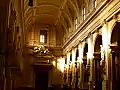 Royalty Free Stock Video HD Footage Statues and Interior of a Cathedral Ceiling in Palermo,  Sicily