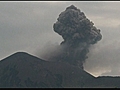 Volcano spews out ash cloud