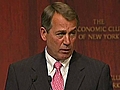 Boehner Draws Line in Fiscal Sand