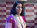 Krishna Poonia walks the ramp