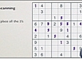 The Scanning Technique in Sudoku