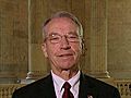 Sen. Chuck Grassley on Debt,  Taxes