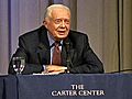 Carter: Hope Prisoner Release Helps Peace Talks