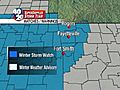 Wednesday Winter Storm Timeline