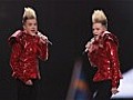 Eurovision 2011: Jedward perform Lipstick in semi-final