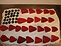 Decorate an American Flag Cake