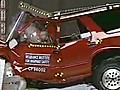 1996 GMC Jimmy IIHS Frontal Crash Test (Tested: 1996 Chevrolet Blazer LS 4wd)