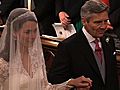 Royal Wedding Raw Video: Kate,  Dad Walk Aisle