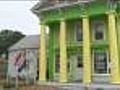 Chatham Historic Home Painted Lime Green