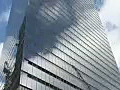 Royalty Free Stock Video HD Footage Pan Up to Buildings Near Ground Zero in New York City