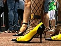 Models Race in Stilettos