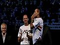 Luis Fabiano,  presentado como jugador del Sao Paulo