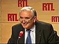 Jean-Pierre Raffarin sur RTL : &quot;Je ne sais pas qui est le chef de la Majorité&quot; (14/10/09)