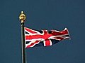 Union Jack Blue Stock Footage