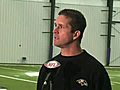 Harbaugh on Suggs&#039; legal situation,  injuries, his brother’s attendance Monday